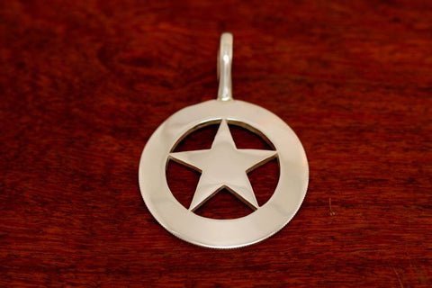 Cinco Peso Star Pendant