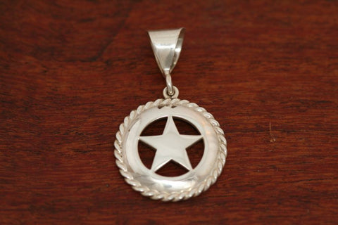 Medium Star Pendant with Rope