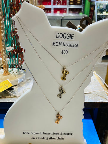 Dog Jewelry, Doggie Mom Necklaces,  Doggie Dad Necklaces, Memorial Jewelry