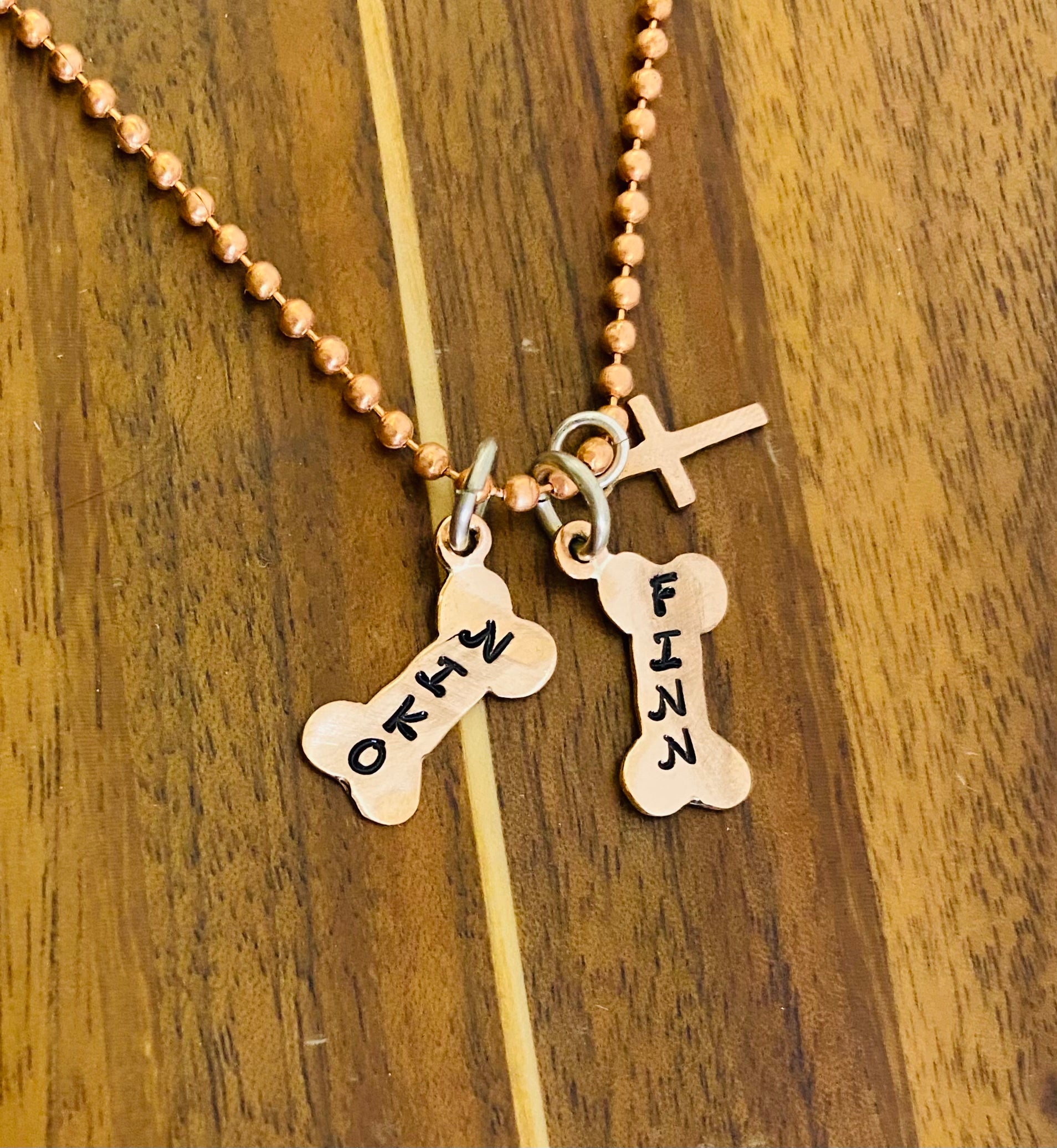 Dog Jewelry, Doggie Mom or Doggie Dad Necklace