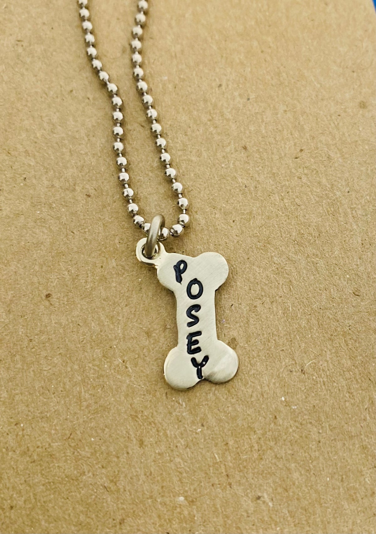 Dog Jewelry, Doggie Mom or Doggie Dad Necklace