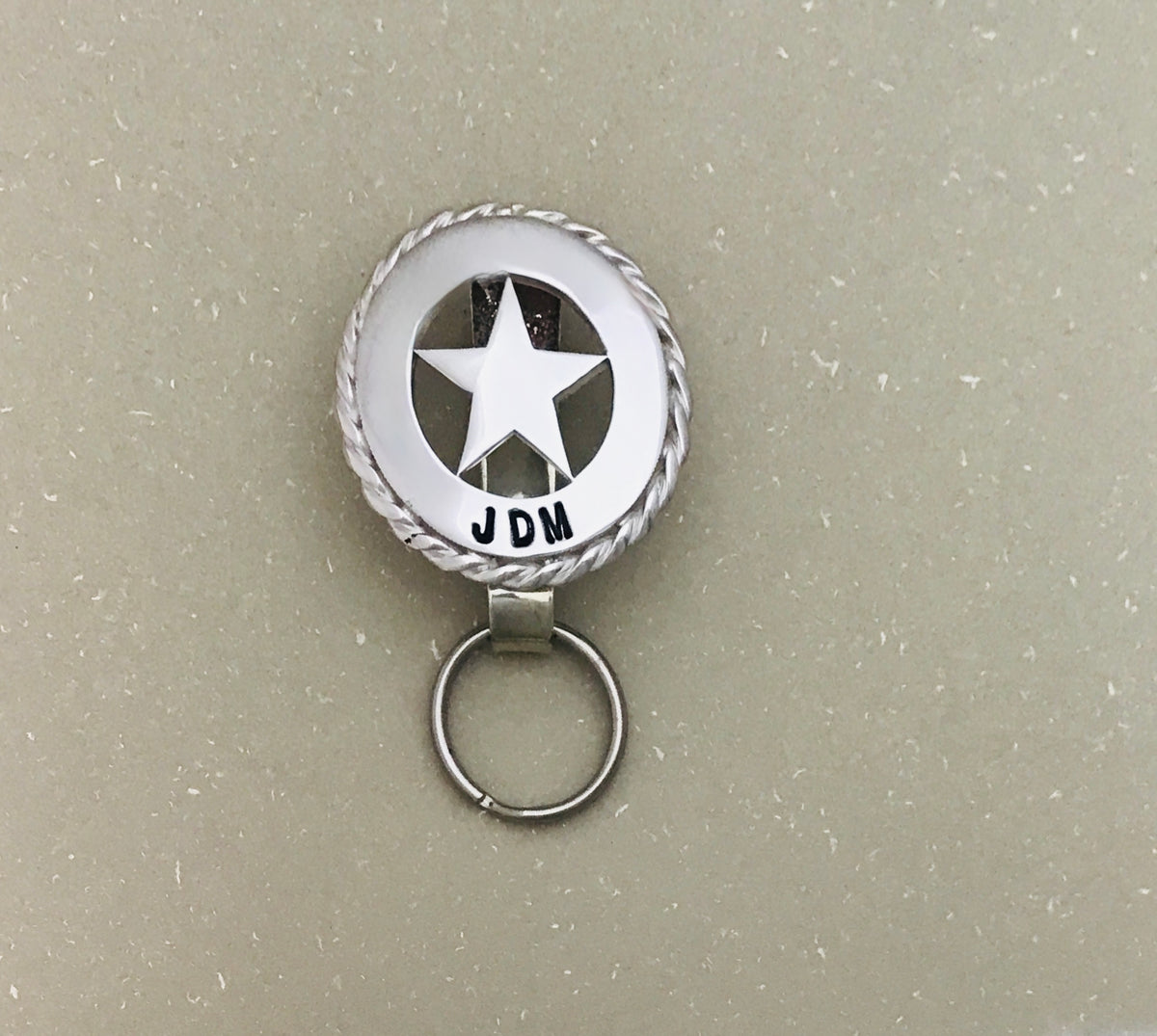 Cinco Peso Star Pocket Fob Key Chain