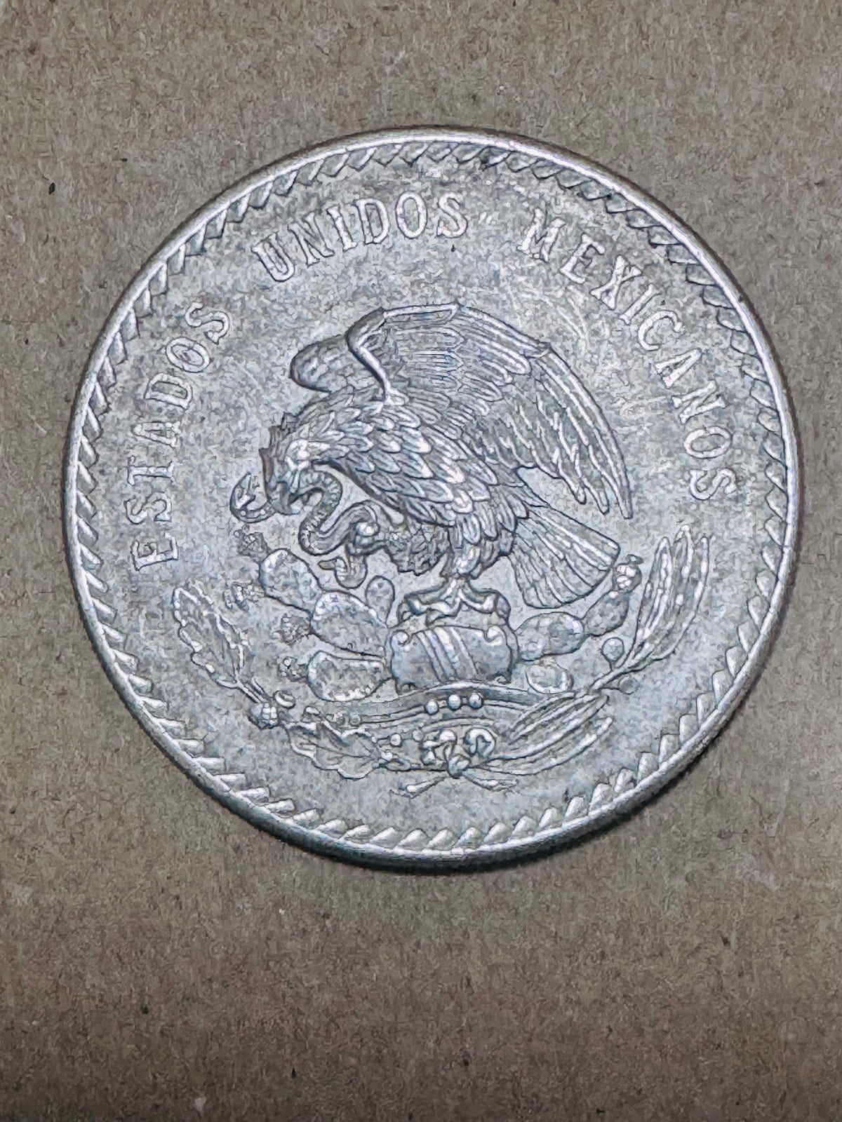 Brand Buckle with Cinco Peso Coin