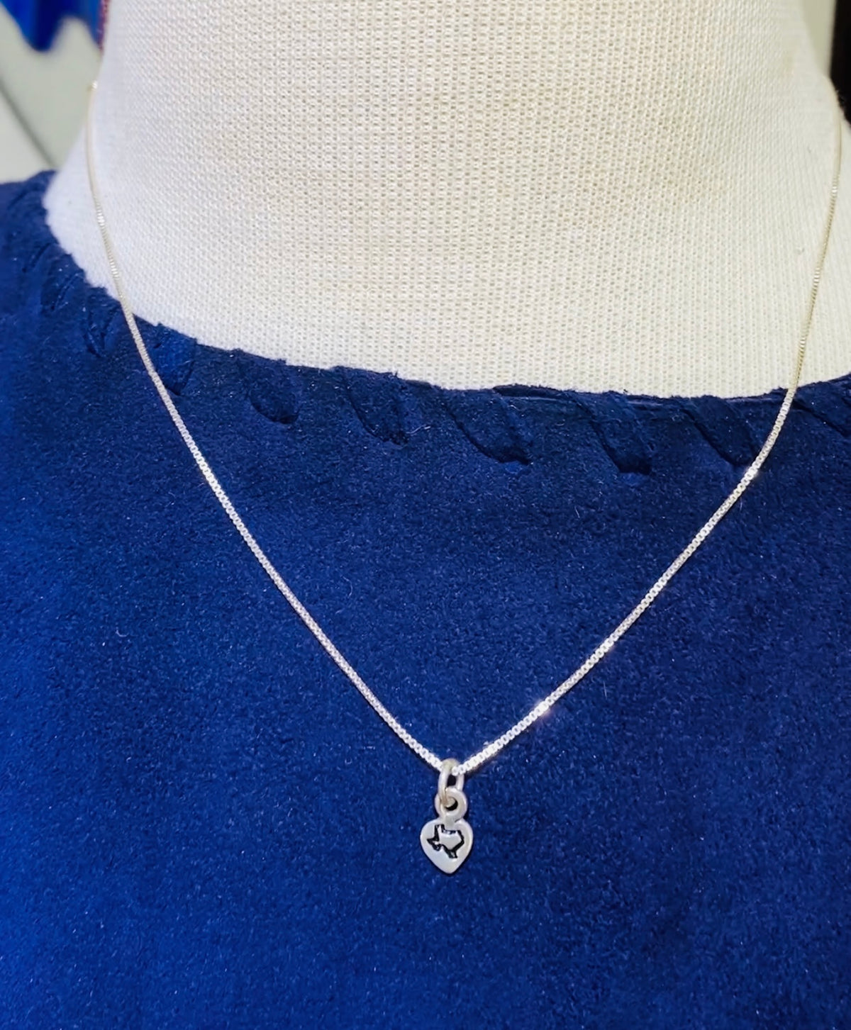Texas Heart Charm
