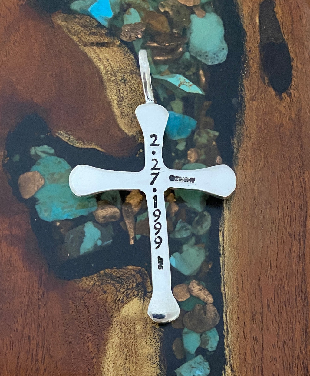 4 Head Nail Cross - Personalized/Plain