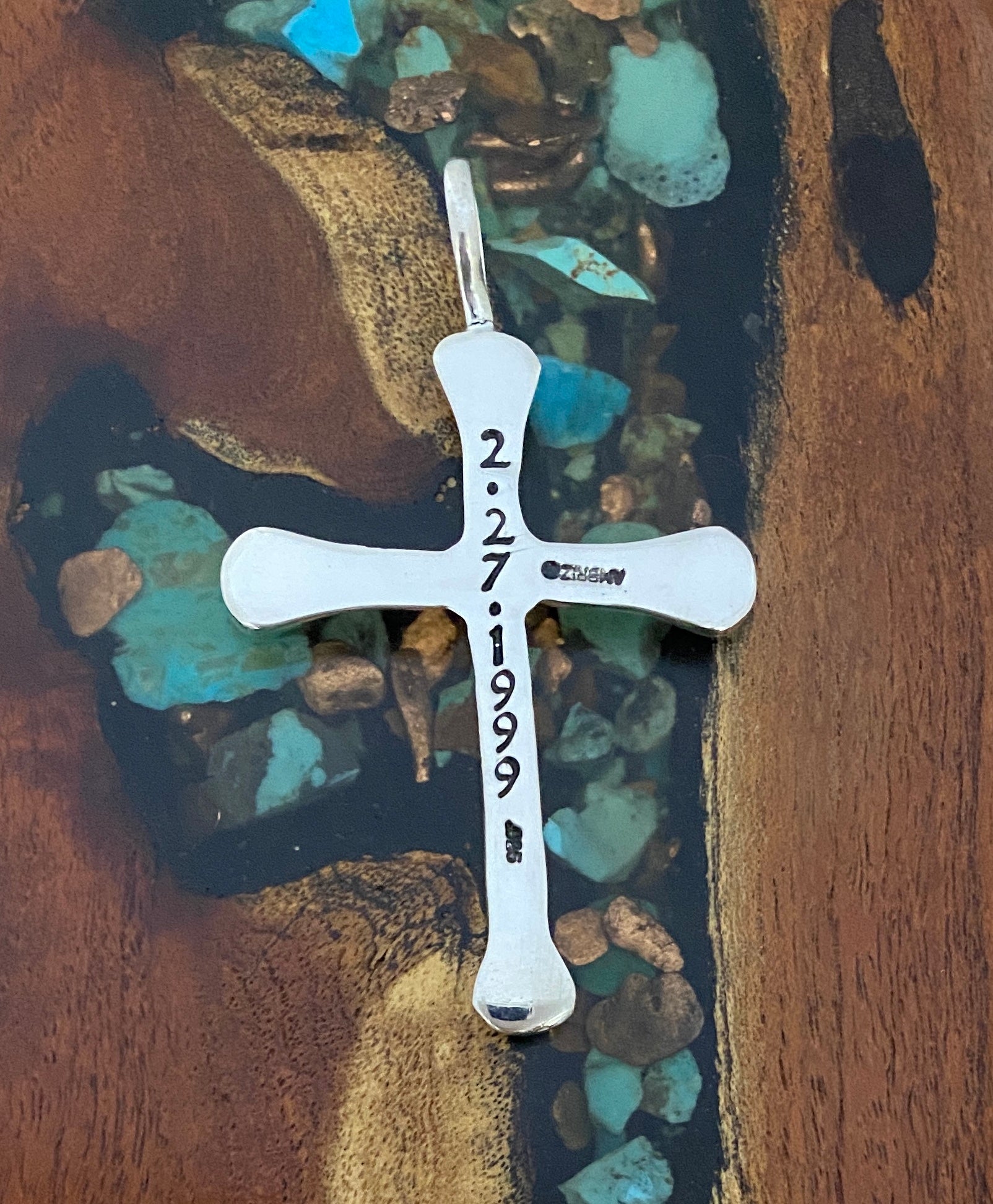 4 Head Nail Cross - Personalized/Plain