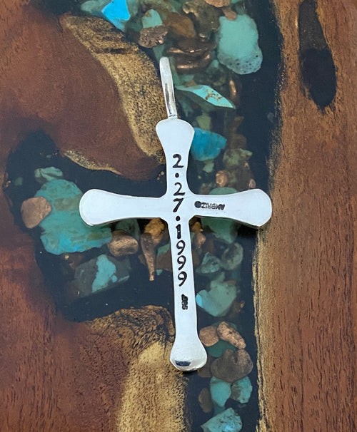 4 Head Nail Cross - Personalized/Plain