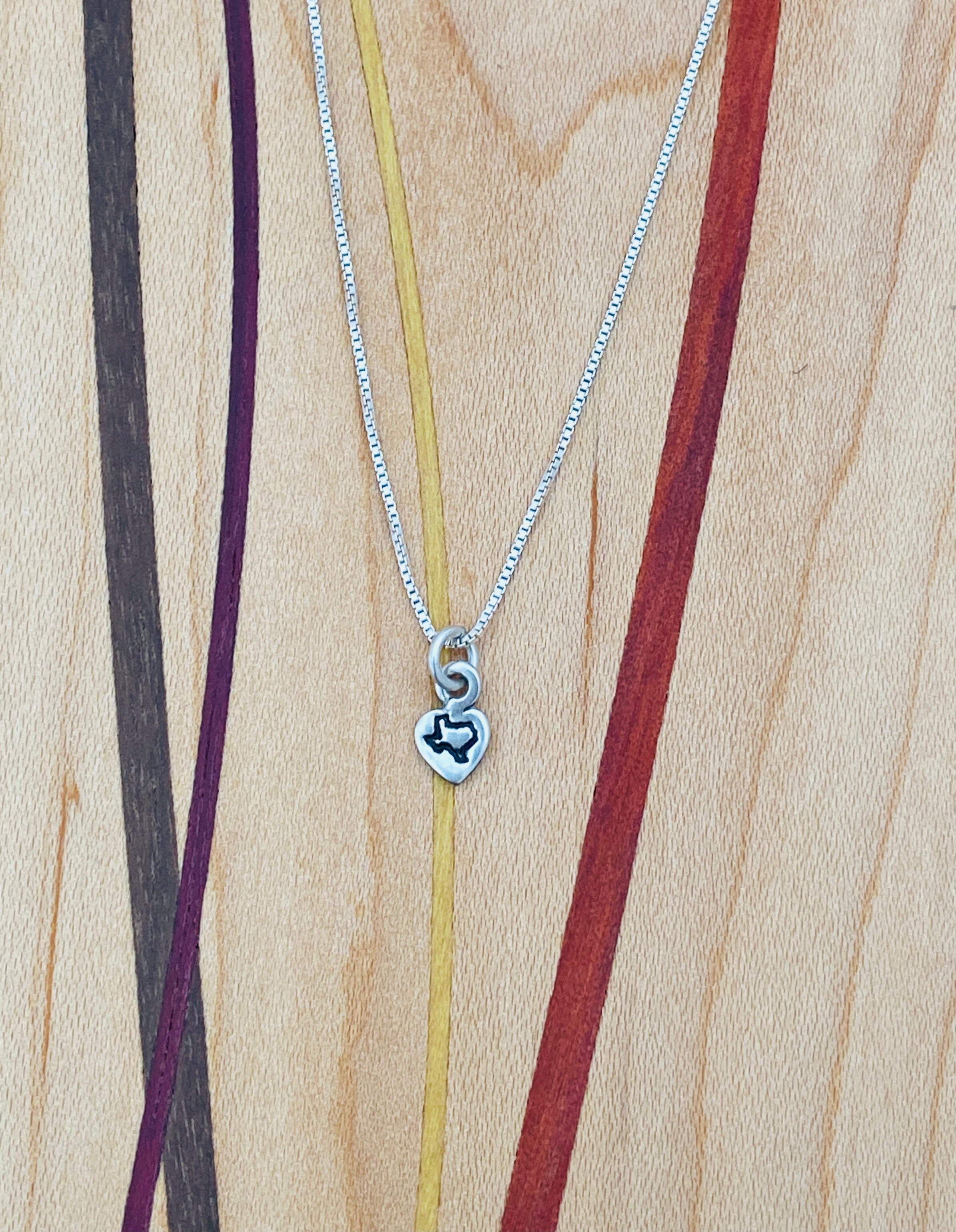 Texas Heart Charm