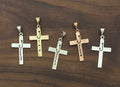 Fish Hook Cross Pendant