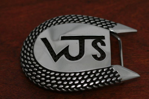 Brand Buckle on Stainless Steel Plate - Medium