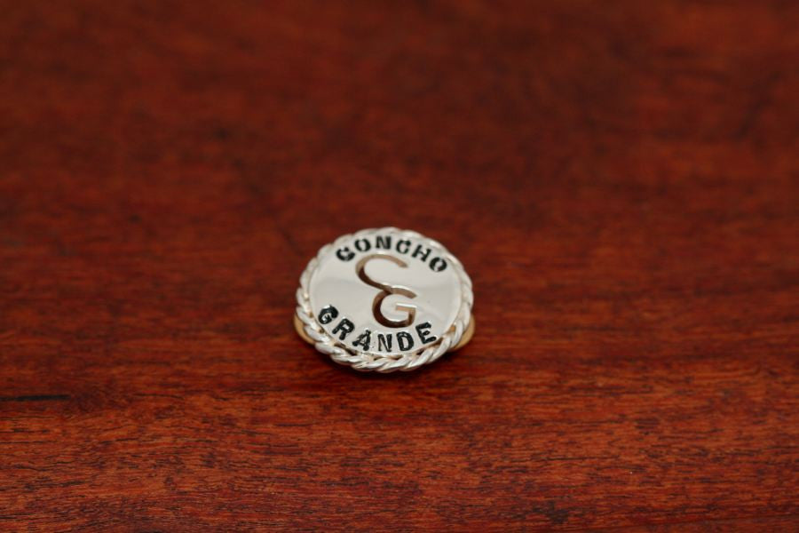 Brand-It Concho-Large with Rope Trim