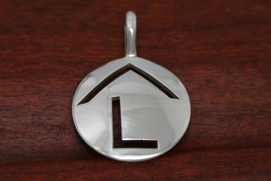 Brand Pendant - Cinco Peso Coin Size 