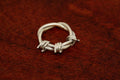 Barbed Wire Medallion in Sterling - Small