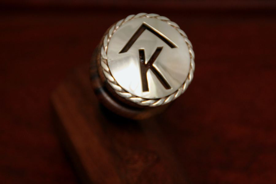 Brand-It Wine Stopper-Extra Large Size with Rope Trim