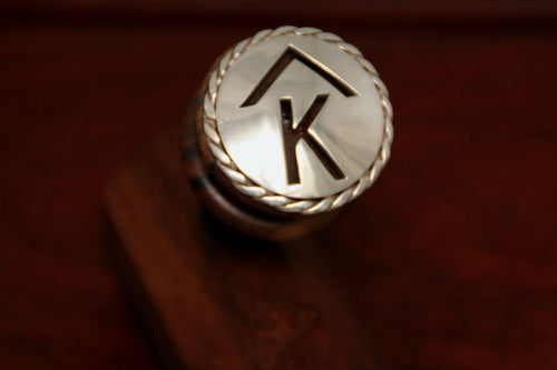 Brand-It Wine Stopper-Extra Large Size with Rope Trim