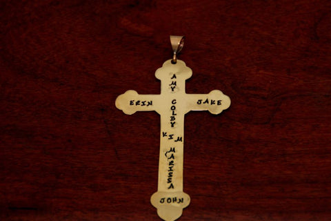 Silhouette of Cross of Coronado in Brass - Large