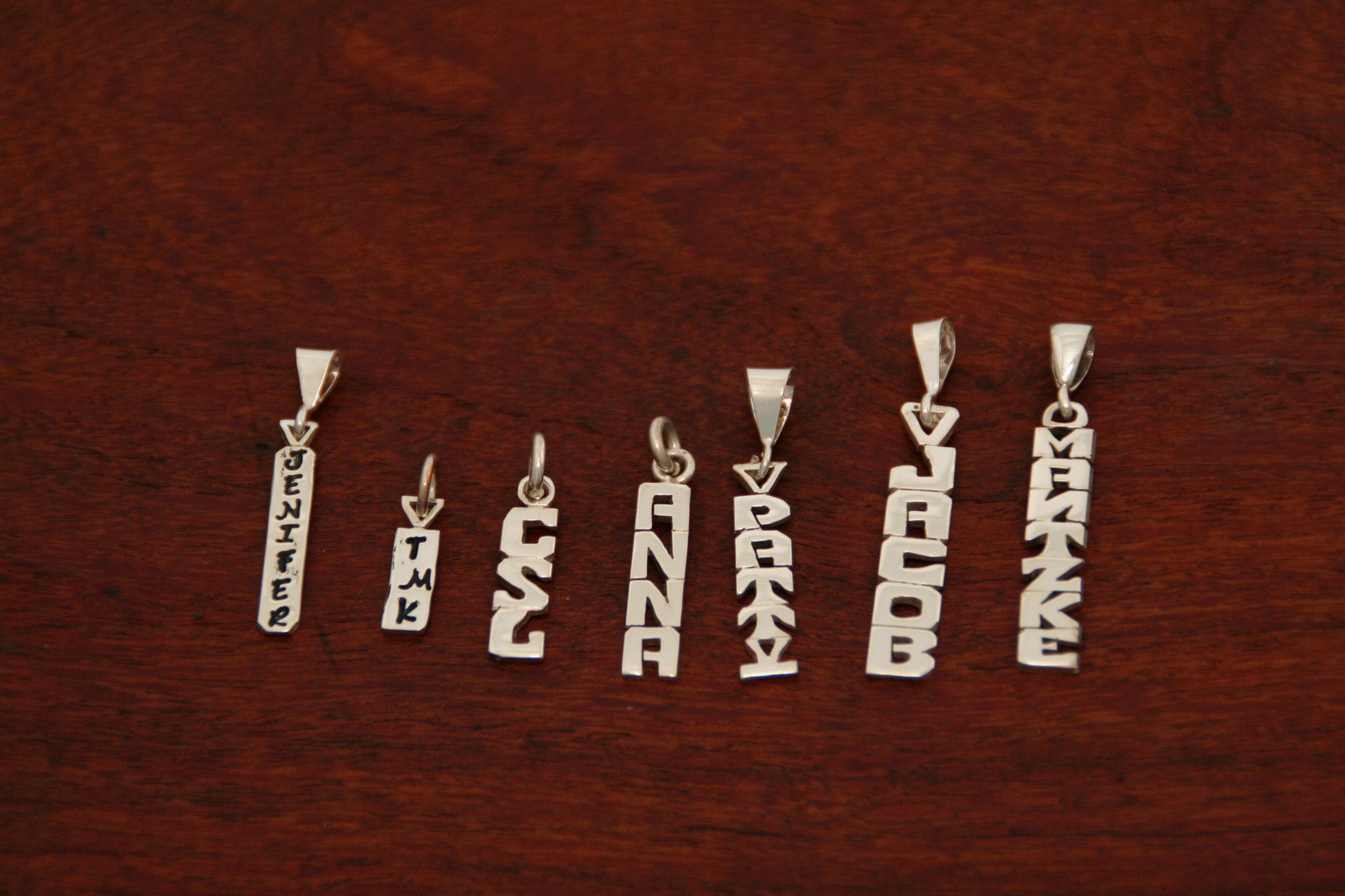Charm Rings-Personalized with Handcut Initials
