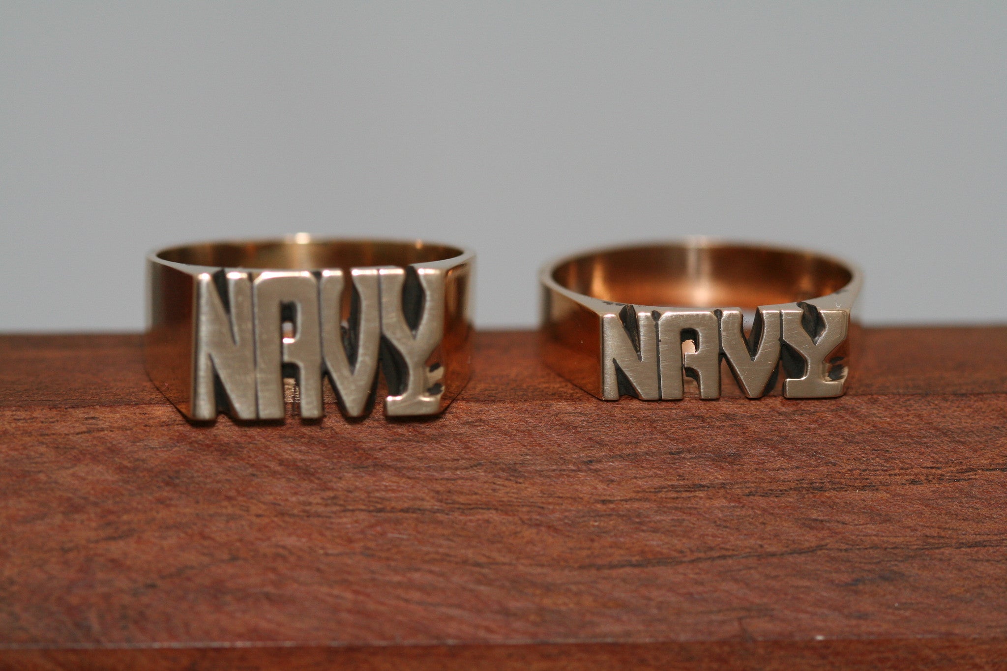Handcarved Extra Heavy Brass Ring