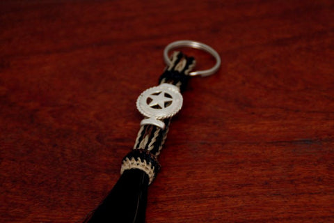 Horsehair Keychain with a Star