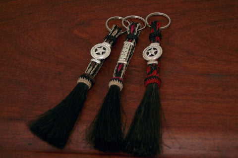 Horsehair Key Chain with a Small Name