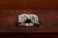 Handcarved Heavy Sterling Silver Ring