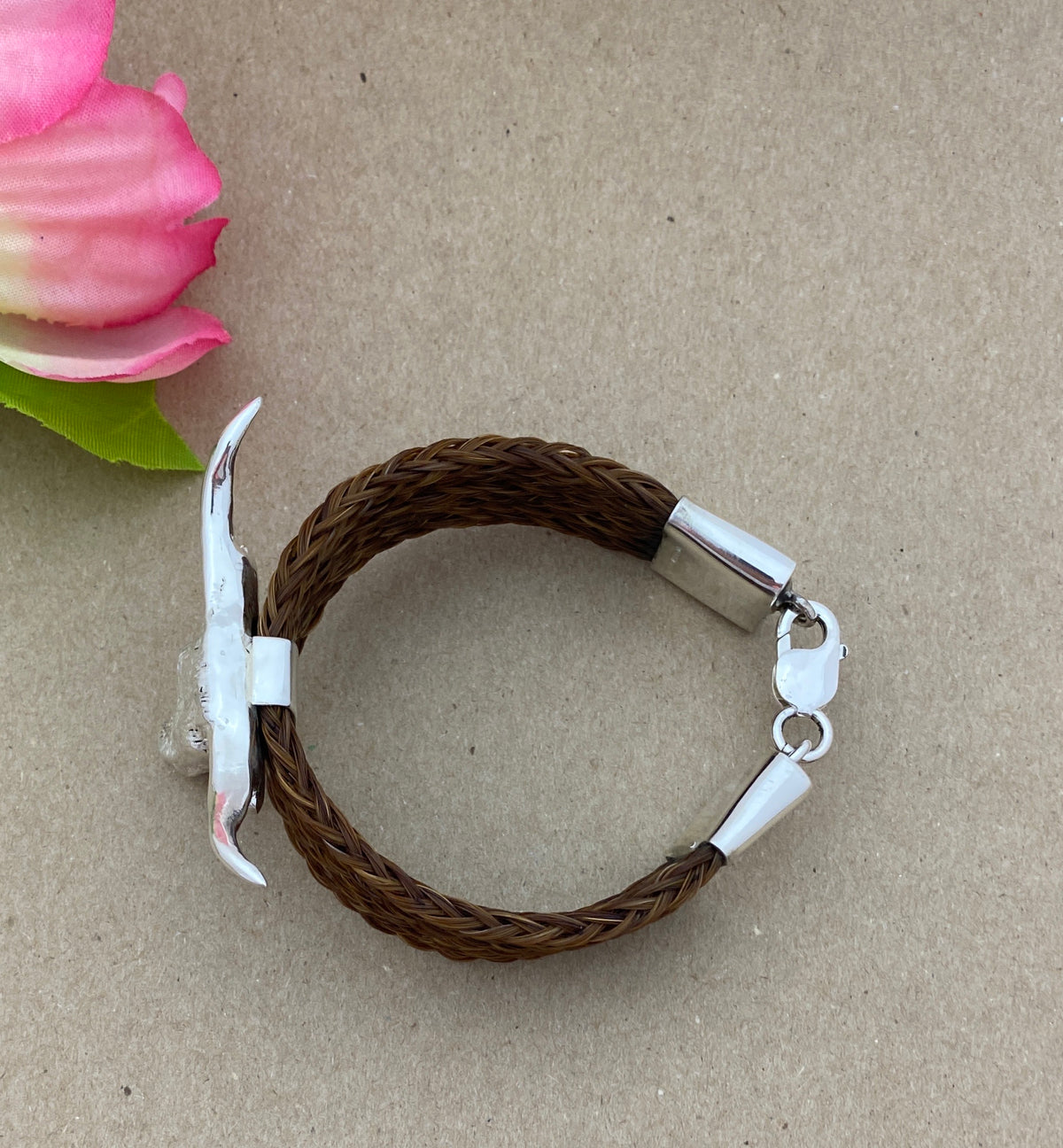 Upscale Casual Longhorn Horsehair Bracelet