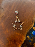 Barbed Wire Star Pendants