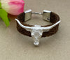 Upscale Casual Longhorn Horsehair Bracelet