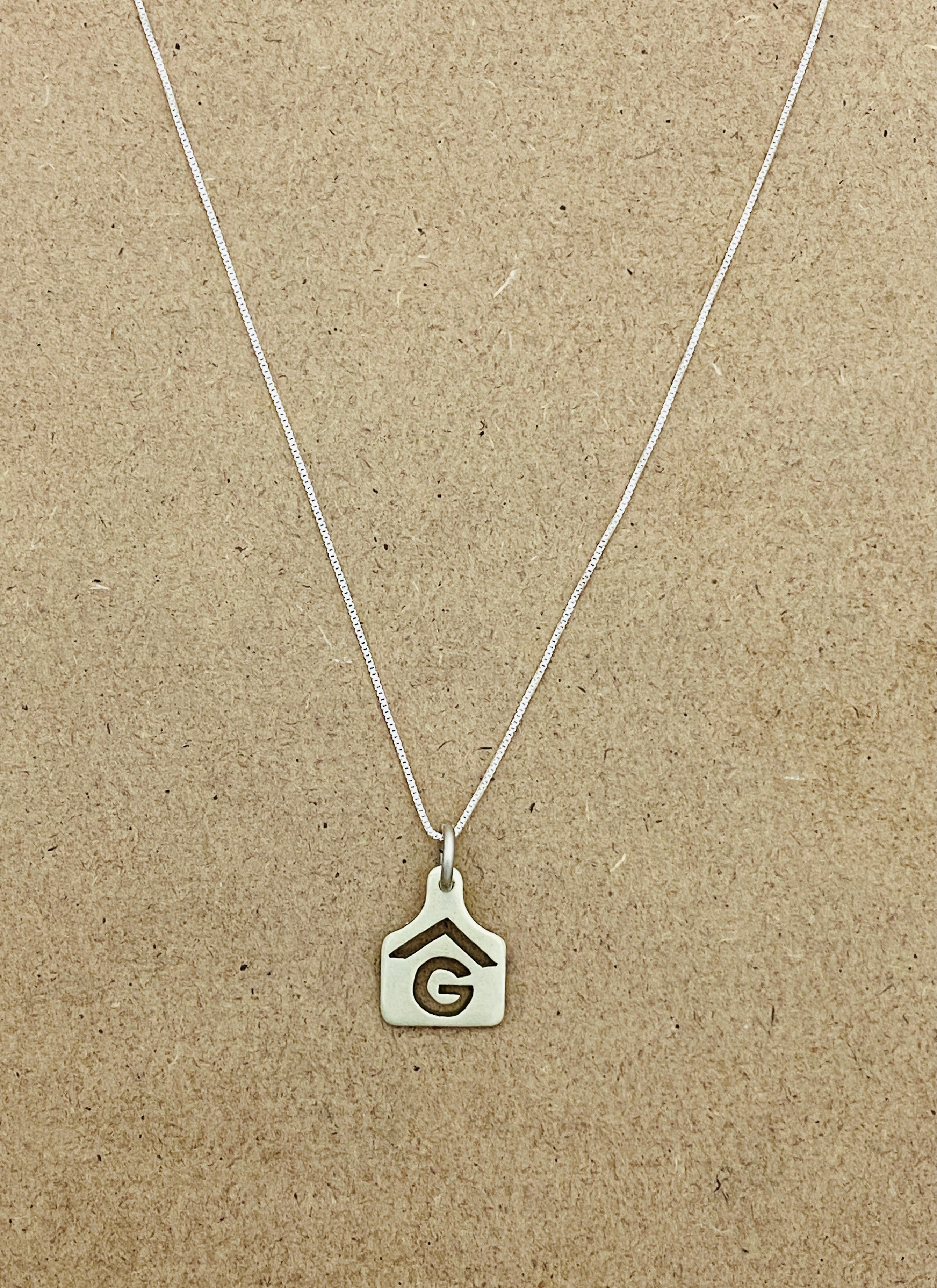 Ear Tag Pendant, Mini