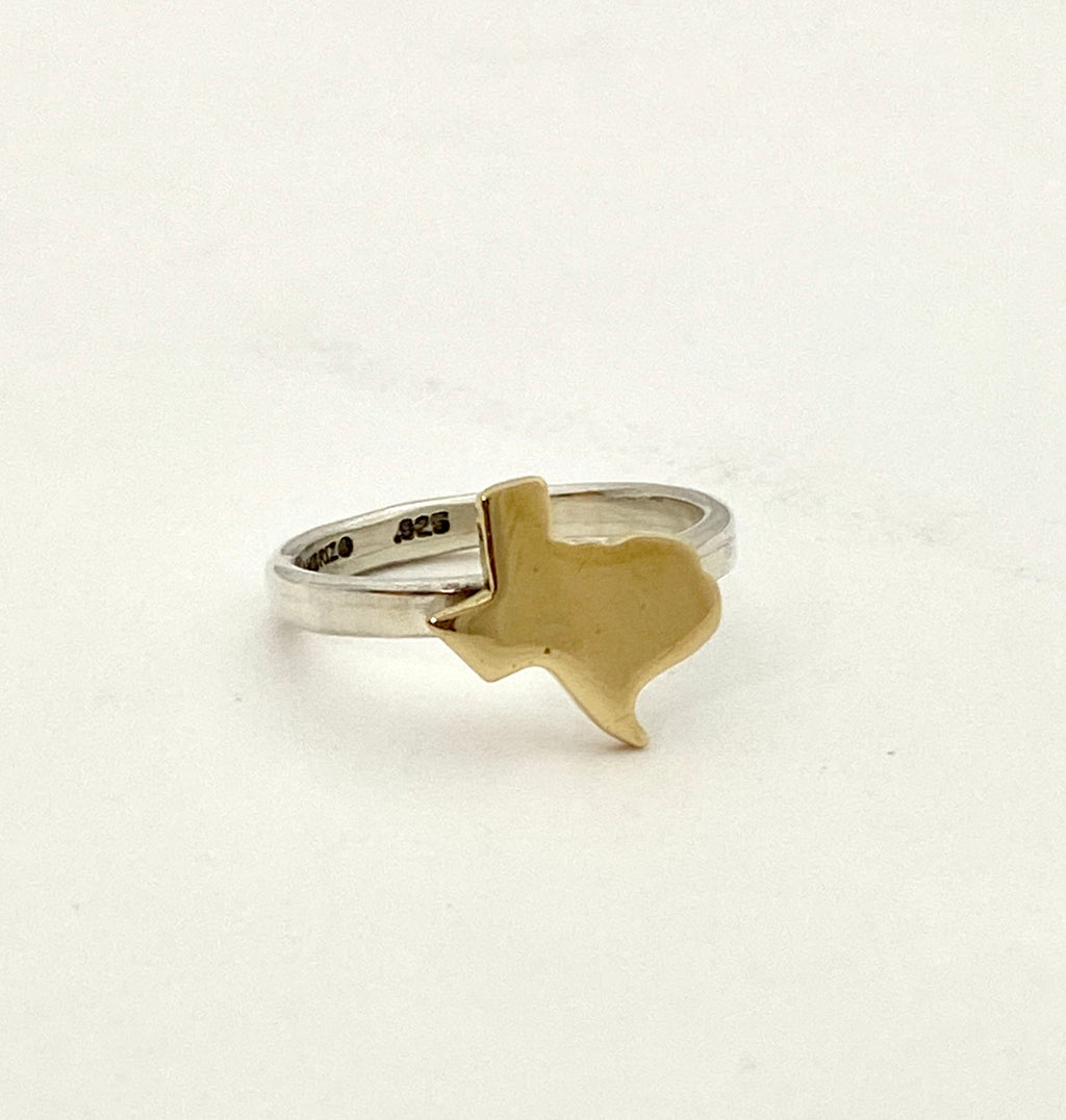 Texas Map Ring