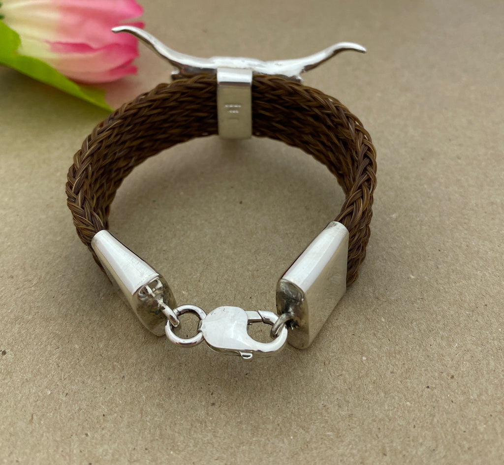 Upscale Casual Longhorn Horsehair Bracelet