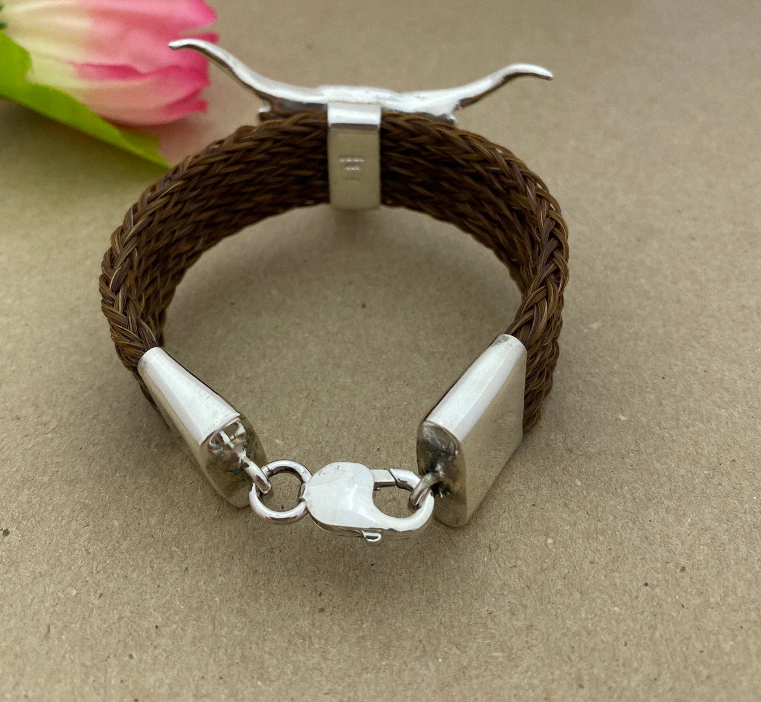 Upscale Casual Longhorn Horsehair Bracelet
