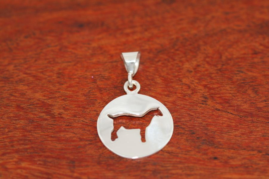 Large Goat Disc-Pendant