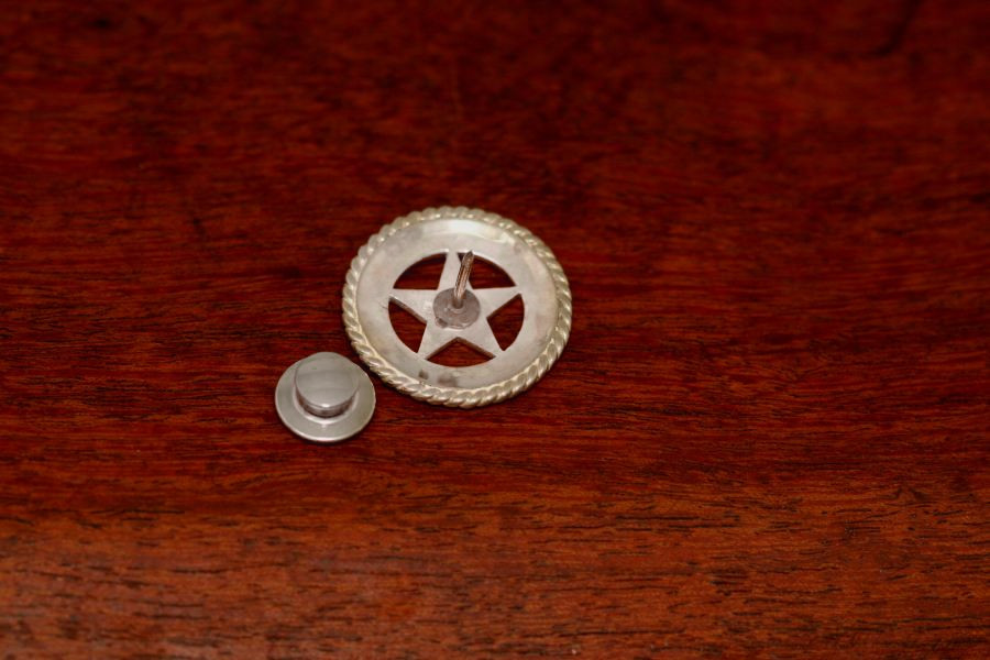 Large Texas Lapel or Hat Pin with Rope Trim – Ambriz Jewelry
