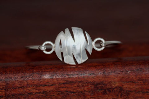 Monogram Large Charm on a Bangle Bracelet