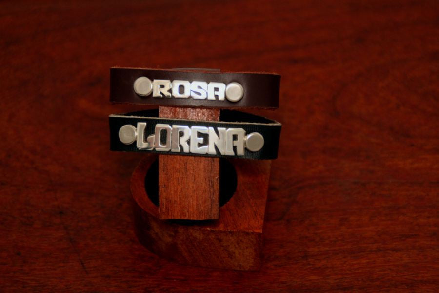 Large Name Snap Bracelet