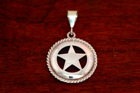 Large Star Pendant with Rope