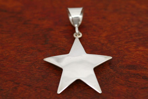 Large Shooting Star Pendant in Sterling