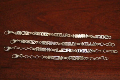 Mothers Bracelet (Three Name)