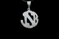 Monogram Pendant - Morgan Dollar