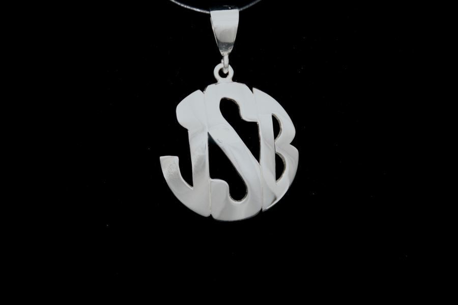 Monogram Pendant - Morgan Dollar
