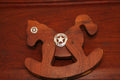 Mesquite Rocking Horse with Stars