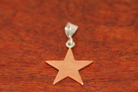 Medium Shooting Star Pendant in Copper