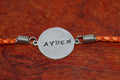 Stamped Bracelet in Sterling