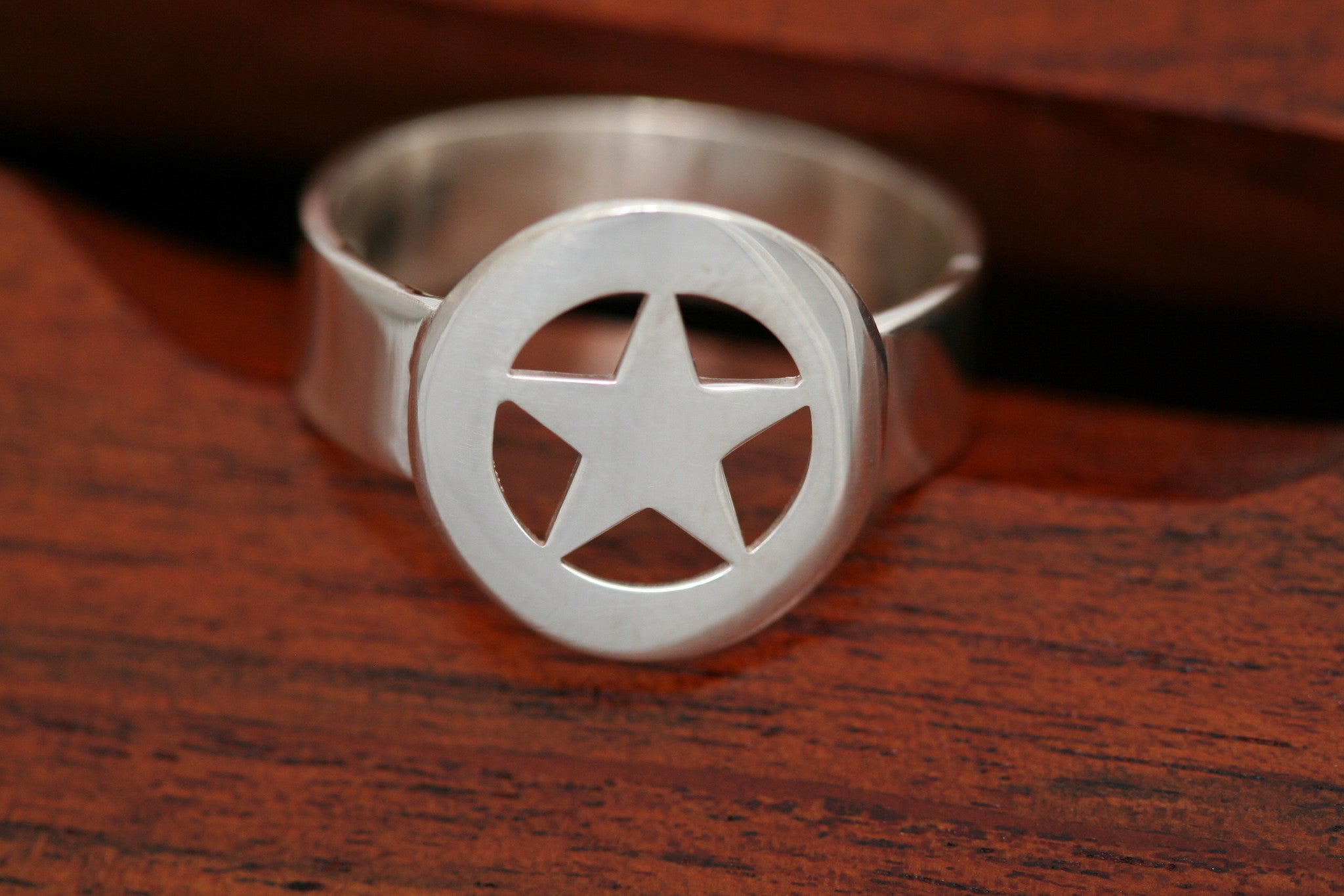 Sterling Band with Star