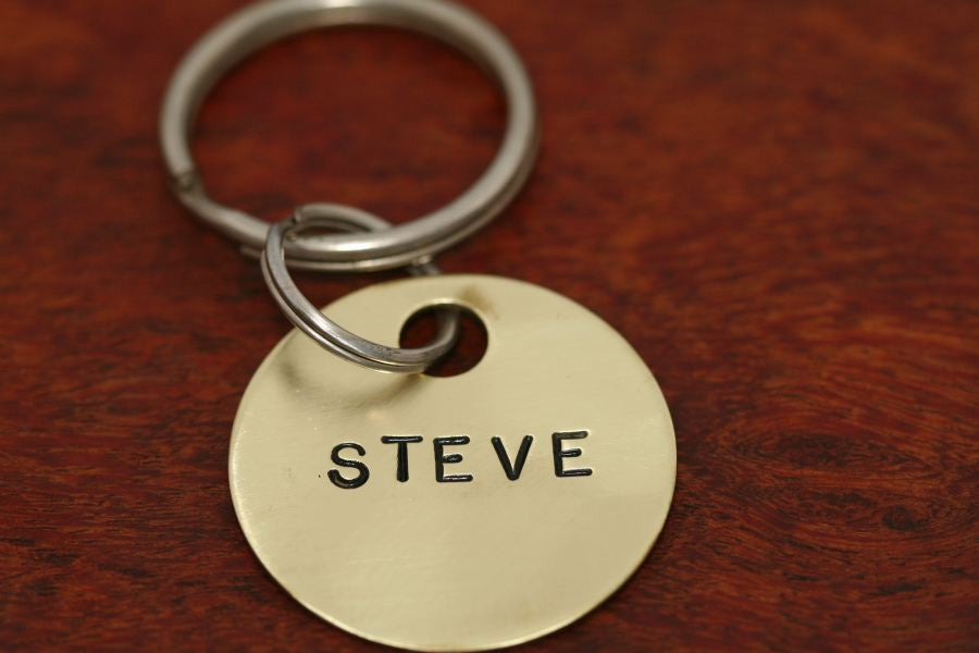 Stamped Key Chain-One Disc