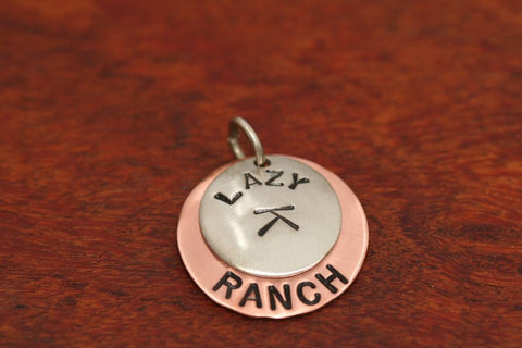 Stamped Ranch Brand -One disc or two disc