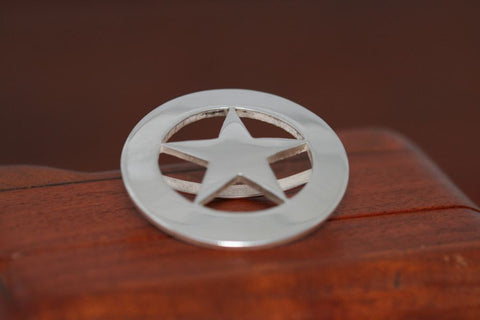 Texas Star Scarf Slide-Cinco Peso Coin