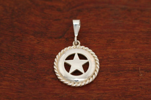 Small Star Pendant with Rope