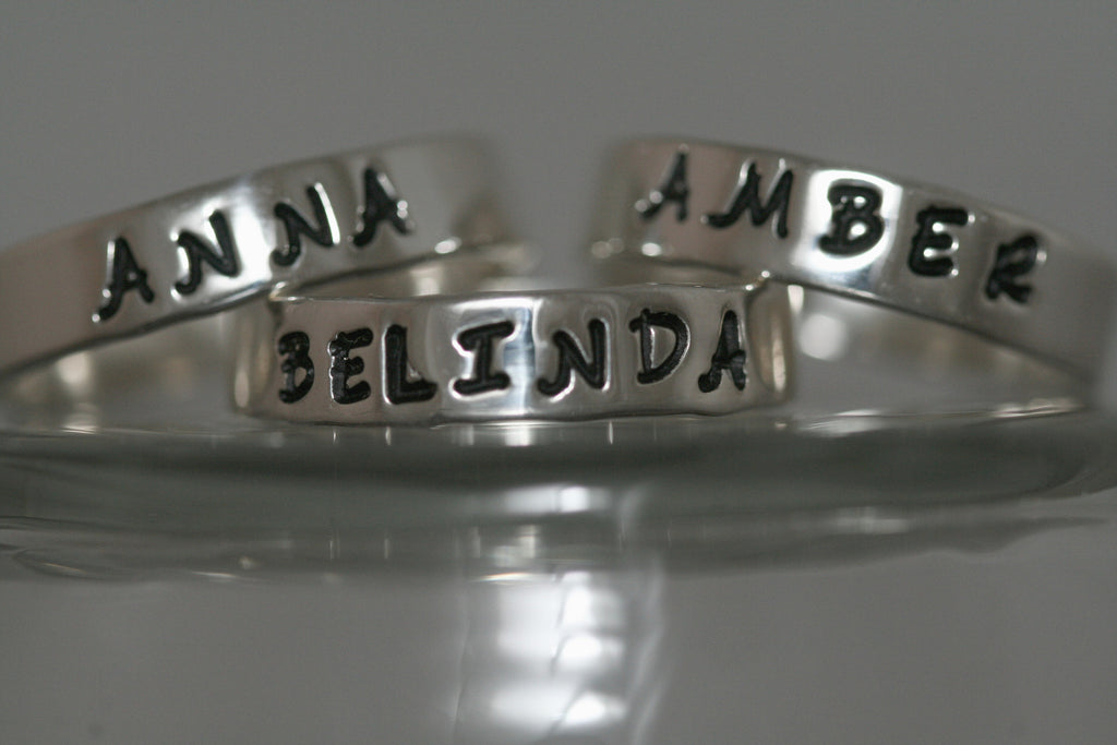 Wedding Band Ring in Sterling-Stamped